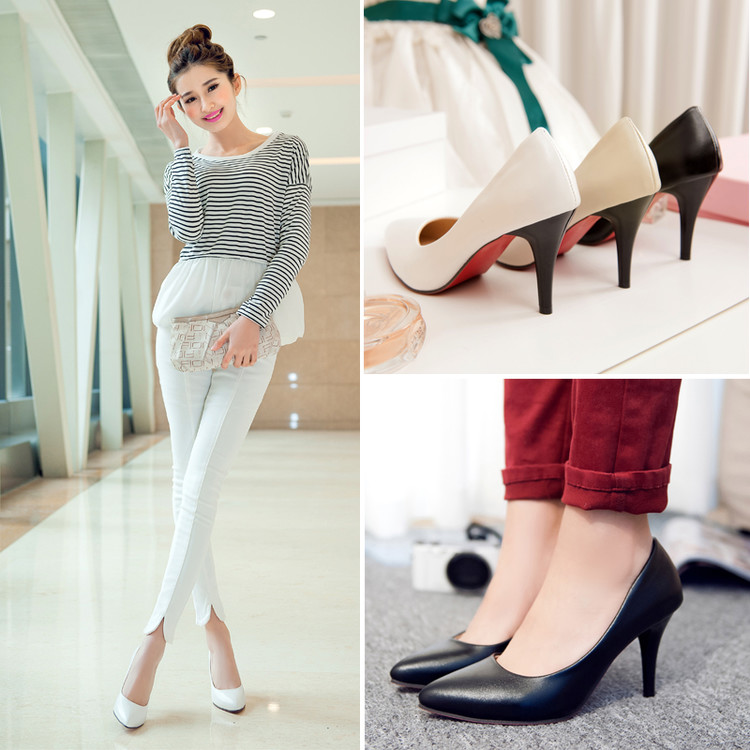 Elegant Pointed Toe High Heel Pumps for Women