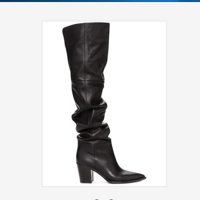 Women’s Over-the-Knee Fashion Boots in Faux Leather and Cow Leather